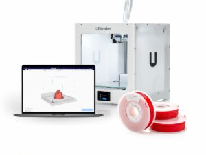 Kit d'imprimante 3D Connexion Ultimaker 2+ FDM, volume d'impression 223 x 220 x 205mm