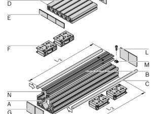 Palier linéaire Bosch Rexroth LF20, C0