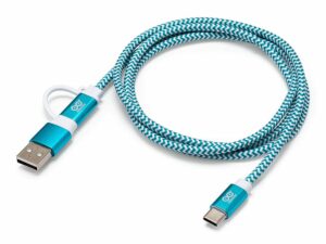 Câble USB Type-C® 2-en1 1M Sarcelle Arduino